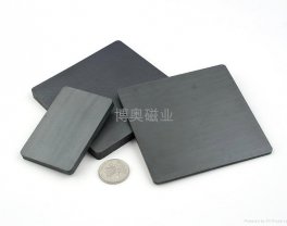 Block ferrite magnet