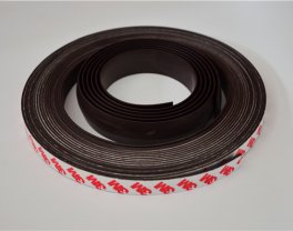 Rubber magnetic strip with 3M adhesive