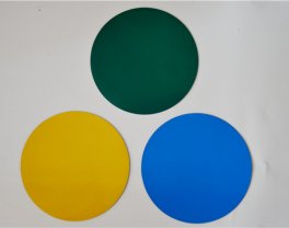 Color rubber magnet sheet